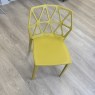 Calligaris - Set of 4 Alchemia Chairs - Mustard - Stackable Calligaris - Set of 4 Alchemia Chairs - Mustard - Stackable