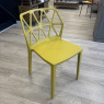 Calligaris - Set of 4 Alchemia Chairs - Mustard - Stackable Calligaris - Set of 4 Alchemia Chairs - Mustard - Stackable