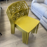 Calligaris - Set of 4 Alchemia Chairs - Mustard - Stackable Calligaris - Set of 4 Alchemia Chairs - Mustard - Stackable
