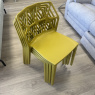Calligaris - Set of 4 Alchemia Chairs - Mustard - Stackable Calligaris - Set of 4 Alchemia Chairs - Mustard - Stackable