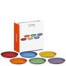 Le Creuset - Rainbow Set of 6 Coupe Side Plates Le Creuset - Rainbow Set of 6 Coupe Side Plates