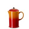 Le Creuset - Stoneware Cafetiere with Metal Press Le Creuset - Stoneware Cafetiere with Metal Press