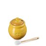 Le Creuset - Stoneware Honey Pot and Dipper Nectar Le Creuset - Stoneware Honey Pot and Dipper Nectar