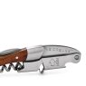Le Creuset - Wine Accessories GS-190 Waiters Corkscrew and Stopper Gift Set Wood Le Creuset - Wine Accessories GS-190 Waiters Corkscrew and Stopper Gift Set Wood