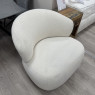 Aspire - Swivel Chair in Ivory Fabric Aspire - Swivel Chair in Ivory Fabric