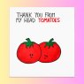 Perla Rose Crafts - Thank You - Tomatoes Perla Rose Crafts - Thank You - Tomatoes