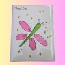 Perla Rose Crafts - Thank You - Butterfly Perla Rose Crafts - Thank You - Butterfly