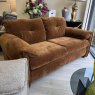 Breeze - 2 Seater Rust Fabric Sofa Breeze - 2 Seater Rust Fabric Sofa