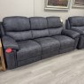 Indigo - 3 Seater Graphite Fabric with Power Recliner Indigo - 3 Seater Graphite Fabric with Power Recliner