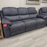 Indigo - 3 Seater Graphite Fabric with Power Recliner Indigo - 3 Seater Graphite Fabric with Power Recliner