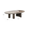 Langford - Oval Brown Coffee table Langford - Oval Brown Coffee table