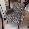 Orla Kiely - Pettigo Accent Chair - Monochrome Fabric Orla Kiely - Pettigo Accent Chair - Monochrome Fabric