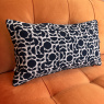 Orla Kiely - Bolster Cushion - Jigsaw Monochrome Orla Kiely - Bolster Cushion - Jigsaw Monochrome