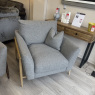Ercol - Forli Armchair in Grey Fabric Ercol - Forli Armchair in Grey Fabric