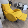 Fama - XL Lenny - Power Swivel Chair in Yellow Fama - XL Lenny - Power Swivel Chair in Yellow