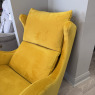Fama - XL Lenny - Power Swivel Chair in Yellow Fama - XL Lenny - Power Swivel Chair in Yellow