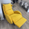Fama - XL Lenny - Power Swivel Chair in Yellow Fama - XL Lenny - Power Swivel Chair in Yellow