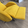 Fama - XL Lenny - Power Swivel Chair in Yellow Fama - XL Lenny - Power Swivel Chair in Yellow