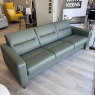 Stressless - Fiona - Leather 3 Seater in Thyme Green Stressless - Fiona - Leather 3 Seater in Thyme Green