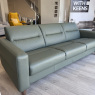 Stressless - Fiona - Leather 3 Seater in Thyme Green Stressless - Fiona - Leather 3 Seater in Thyme Green
