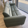 Stressless - Fiona - Leather 3 Seater in Thyme Green Stressless - Fiona - Leather 3 Seater in Thyme Green