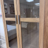 Explore Oak - Glass Display Cabinet Explore Oak - Glass Display Cabinet