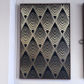Framed Canvas - Black & Gold Deco Design Framed Canvas - Black & Gold Deco Design
