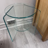 Natuzzi Editions - Pepe Clear Glass Side Table Natuzzi Editions - Pepe Clear Glass Side Table