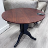 Round Dark Wood Side Table Round Dark Wood Side Table