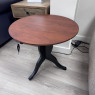 Round Dark Wood Side Table Round Dark Wood Side Table