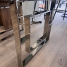 Smoke Glass & Chrome Side Table Smoke Glass & Chrome Side Table