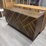 Onyx - Dark Wood & Brass Sideboard Onyx - Dark Wood & Brass Sideboard