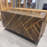 Onyx - Dark Wood & Brass Sideboard Onyx - Dark Wood & Brass Sideboard