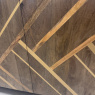 Onyx - Dark Wood & Brass Sideboard Onyx - Dark Wood & Brass Sideboard