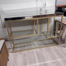 Pippa Mirrored and Gold Console Pippa Mirrored and Gold Console