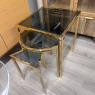 Layla Black &. Gold Nest of 3 Tables Layla Black &. Gold Nest of 3 Tables