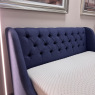 Louis Blue Fabric - Kingsize Bed Frame Louis Blue Fabric - Kingsize Bed Frame