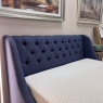 Louis Blue Fabric - Kingsize Bed Frame Louis Blue Fabric - Kingsize Bed Frame