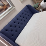 Louis Blue Fabric - Kingsize Bed Frame Louis Blue Fabric - Kingsize Bed Frame