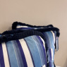 Cushion Bundle - Set of 3 - Denim Blocks with Fringe Cushion Bundle - Set of 3 - Denim Blocks with Fringe
