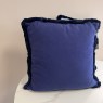 Cushion Bundle - Set of 3 - Denim Blocks with Fringe Cushion Bundle - Set of 3 - Denim Blocks with Fringe