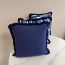 Cushion Bundle - Set of 3 - Denim Blocks with Fringe Cushion Bundle - Set of 3 - Denim Blocks with Fringe