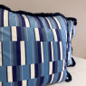 Cushion Bundle - Set of 3 - Denim Blocks with Fringe Cushion Bundle - Set of 3 - Denim Blocks with Fringe