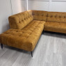 Skyscraper - Fabric LHF Corner Sofa - Misty Gold Velvet Skyscraper - Fabric LHF Corner Sofa - Misty Gold Velvet
