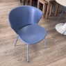 Set of 4 - Calligaris - Bahia Chairs in Sky Blue Set of 4 - Calligaris - Bahia Chairs in Sky Blue