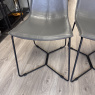 Set of 3 - Venus Dining Chairs in Dark Taupe/Grey Set of 3 - Venus Dining Chairs in Dark Taupe/Grey