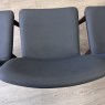 Set of 3 Calligaris - Annie Chairs in Grey Scuba/Smoke Legs Set of 3 Calligaris - Annie Chairs in Grey Scuba/Smoke Legs