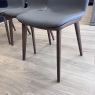 Set of 3 Calligaris - Annie Chairs in Grey Scuba/Smoke Legs Set of 3 Calligaris - Annie Chairs in Grey Scuba/Smoke Legs