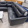 Velar - Black LHF Leather Cornersofa Velar - Black LHF Leather Cornersofa