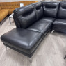 Velar - Black LHF Leather Cornersofa Velar - Black LHF Leather Cornersofa